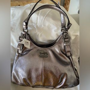 Coach Madison Metallic handbag NWT
